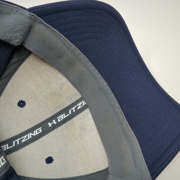 Under Armour Fitted Hat Blue XL Embroidered Logo UA Classic Fit Outdoor - Picture 8 of 10